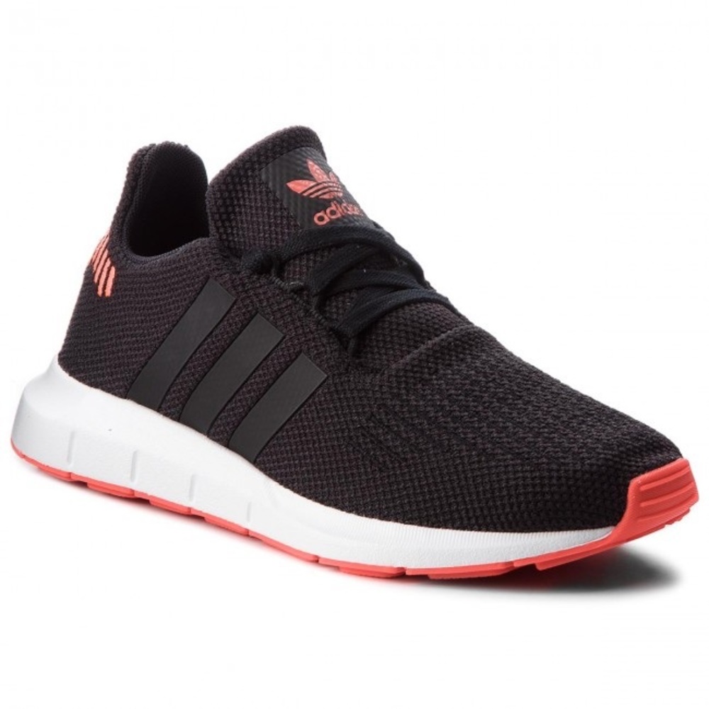 Adidas SWIFT RUN J 'BLACK SOLAR RED'